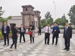 江苏盐城大丰福寿园领导来浙江欧宝调研
