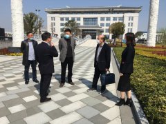 湖州市民政局副局长沈建军来欧宝调研生态葬